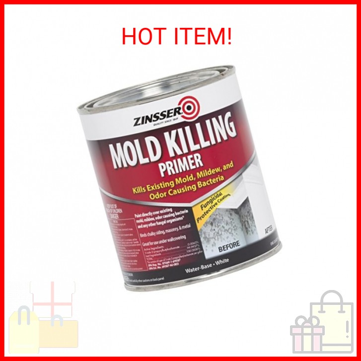 qt Zinsser 276087 White Zinsser, Mold Killing Primer Water-Based Mold Killing Pr