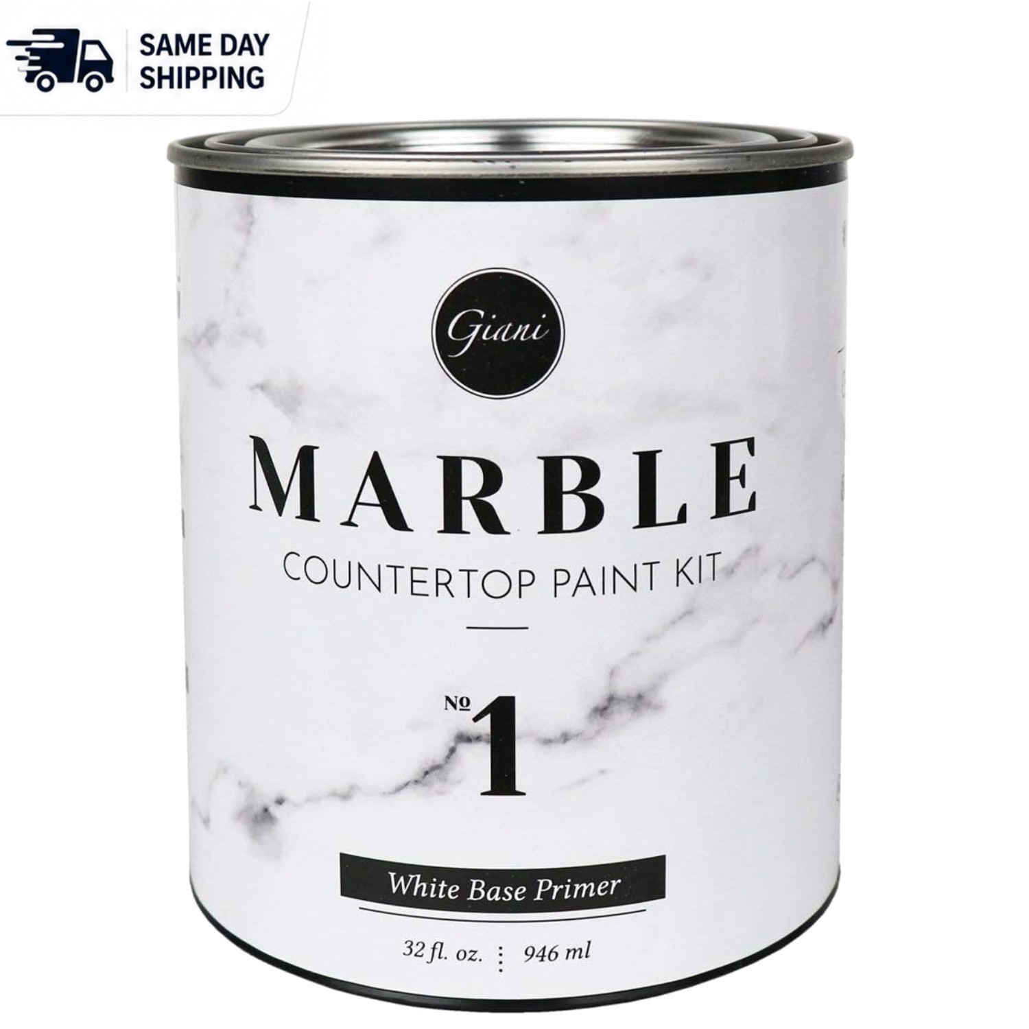 Transform Your Countertops with 32 oz Giani White Primer – Fast Dry, Low Odor