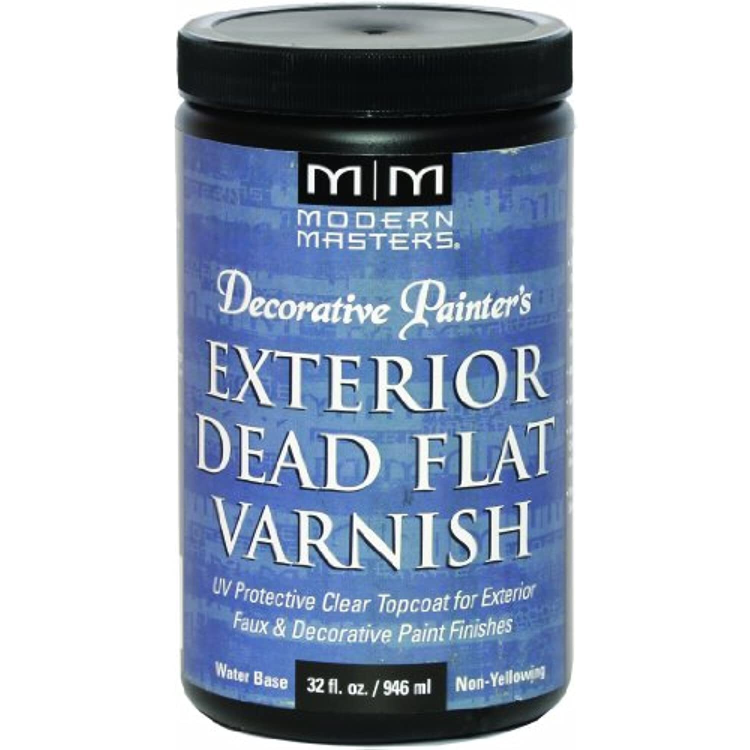 Modern Masters DP612-32 Exterior Dead Flat Varnish, 32-Ounce