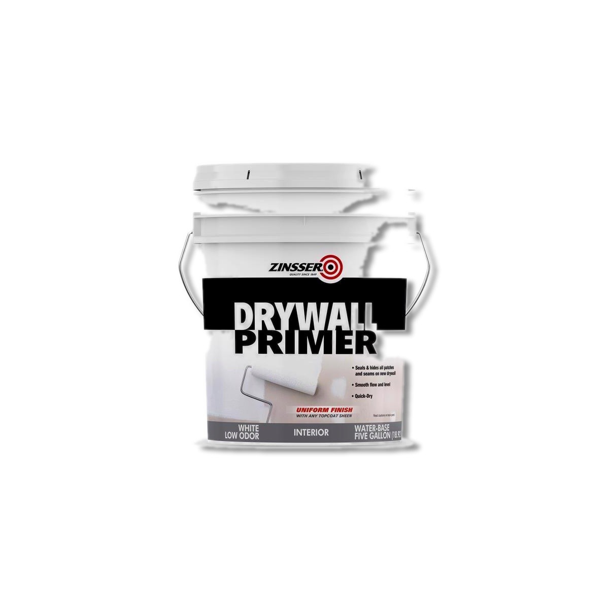 Zinsser White Flat/Matte Water-Based Primer 5 gal 1500