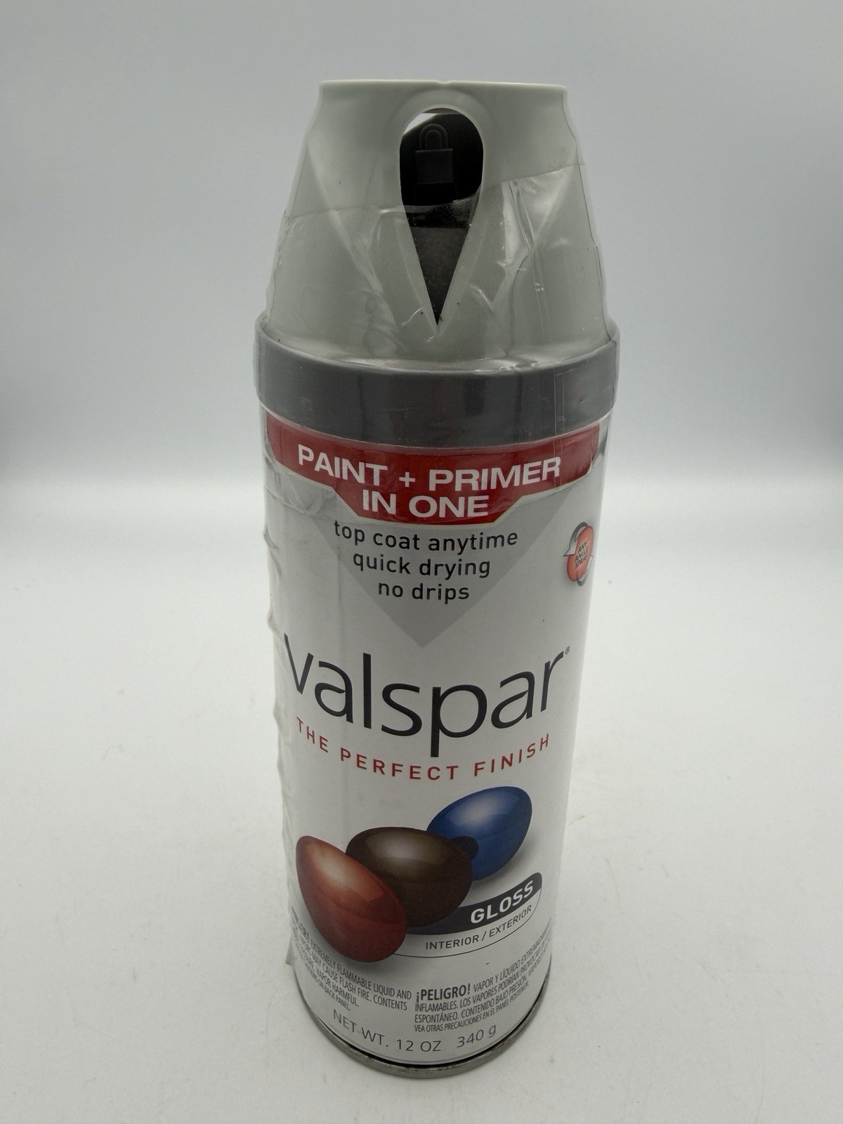 Valspar Perfect Finish Gloss Spray Paint + Primer 85039 Gloss Smoke Infusion NEW
