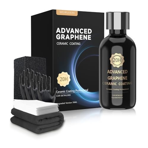 20H Advanced Graphene Ceramic Coating for Cars, Ceramic Car Auto Detailing kit