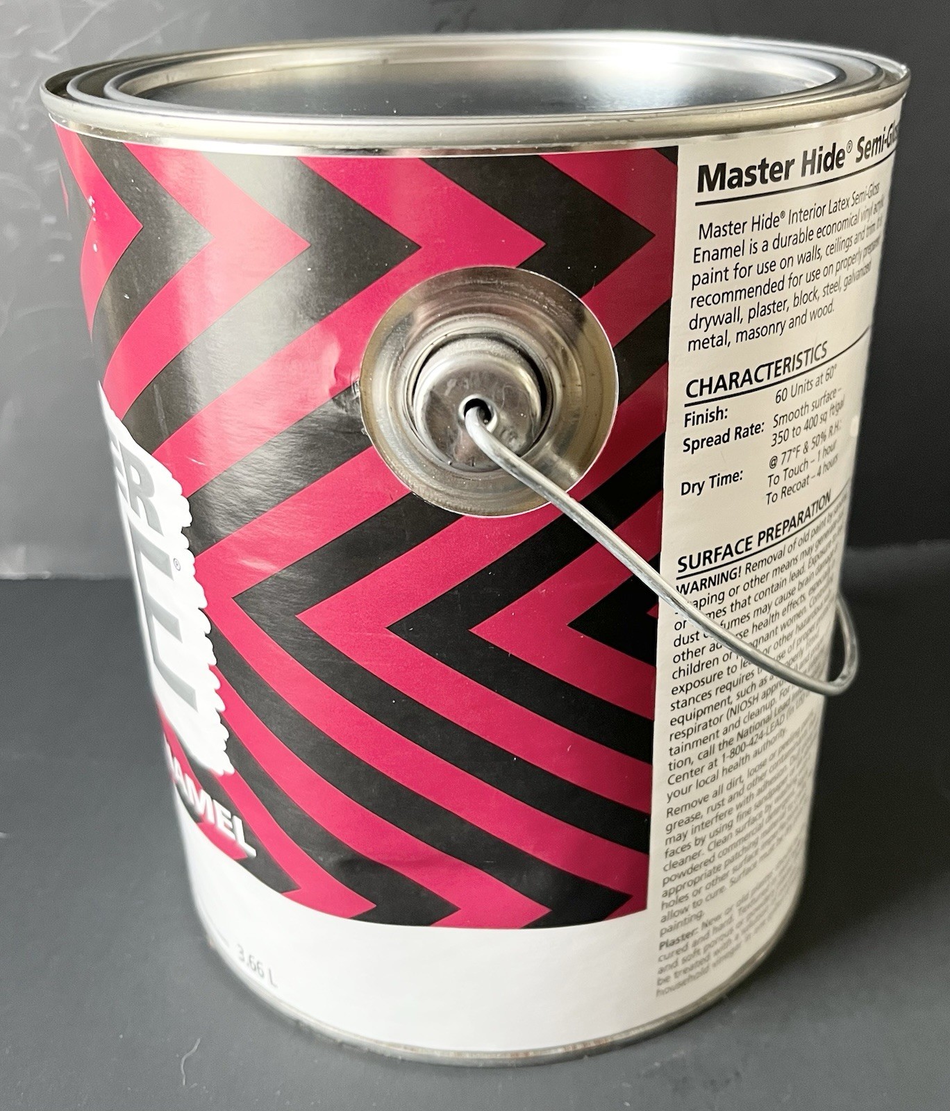 Master Hide Semi-Gloss UNOPENED Sherwin Williams Extra White Base Enamel IYKYK