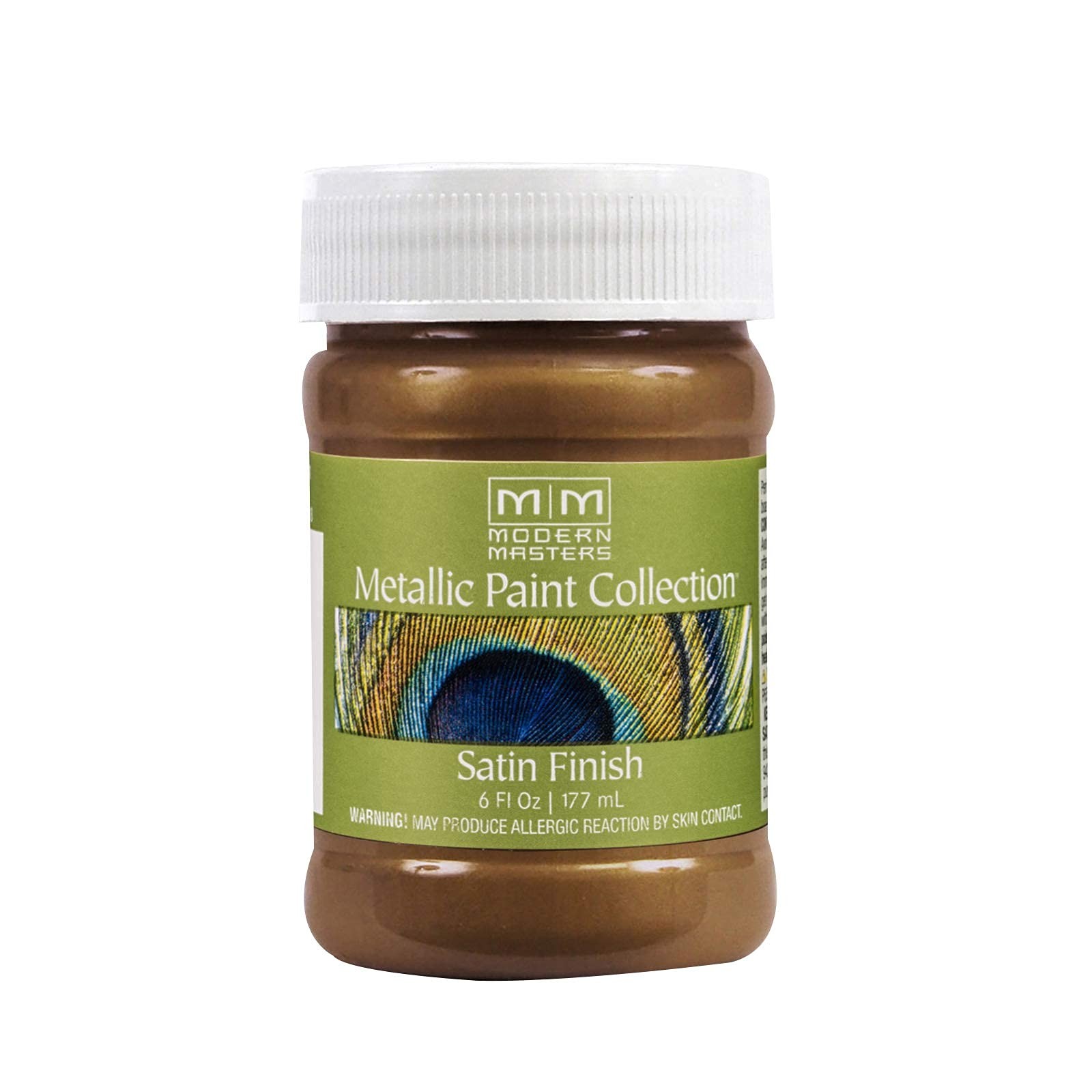 Modern Masters Metallic Satin Paint Antique Bronze 6 Fl Oz Low Voc Water Based