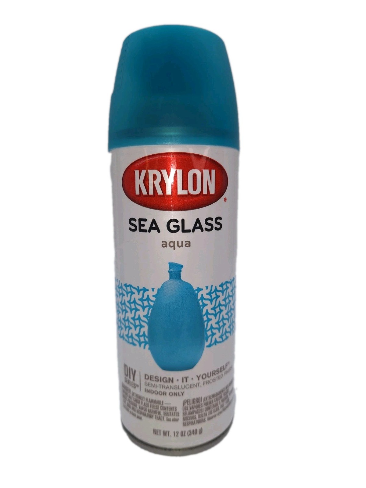 Krylon Sea Glass Spray Paint Aqua 9057 New 12 Oz Hard To Find