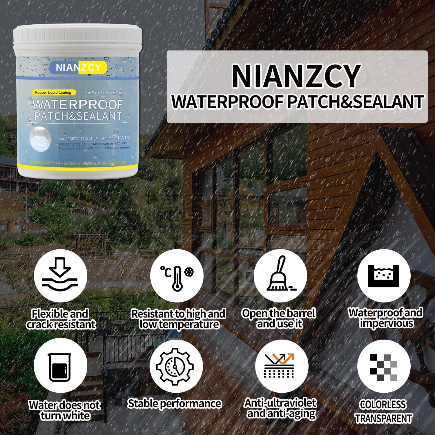 Archi Republic Clear Waterproofer – Highly Effective Waterproofing Coating That