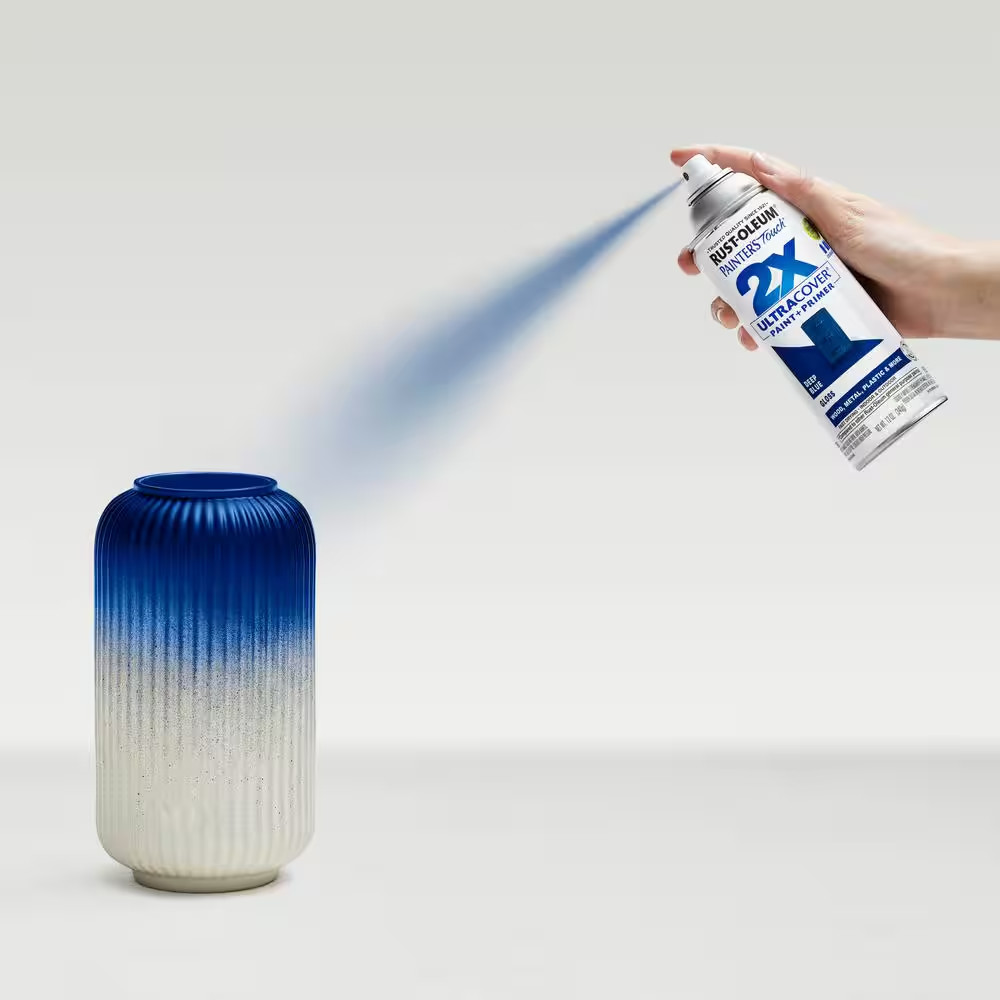 12 Oz. Gloss Deep Blue General Purpose Spray Paint (6-Pack)