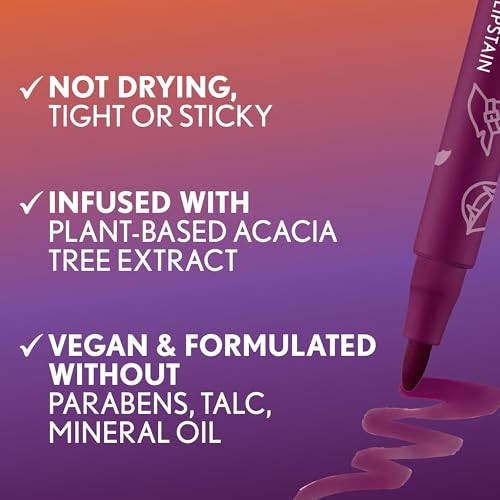 Covergirl Outlast Lipstain, 91 Extra Witchy, Smooth Application, Precise Pen