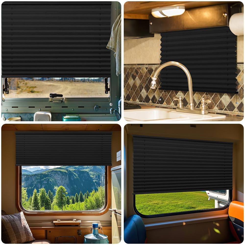 Luckup Rv Blinds For Camper Window Blackout Rv Shades Curtains 32 W X 24 L