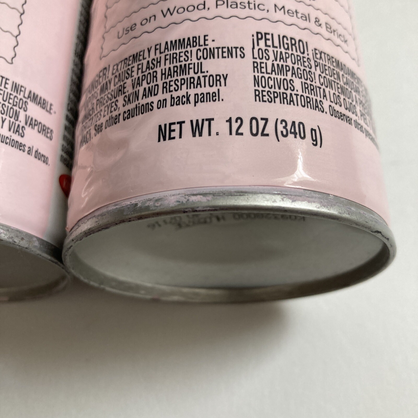2 Pack – Krylon Outdoor Decor Pink Hibiscus Satin Spray Paint, IMPERFECT CANS