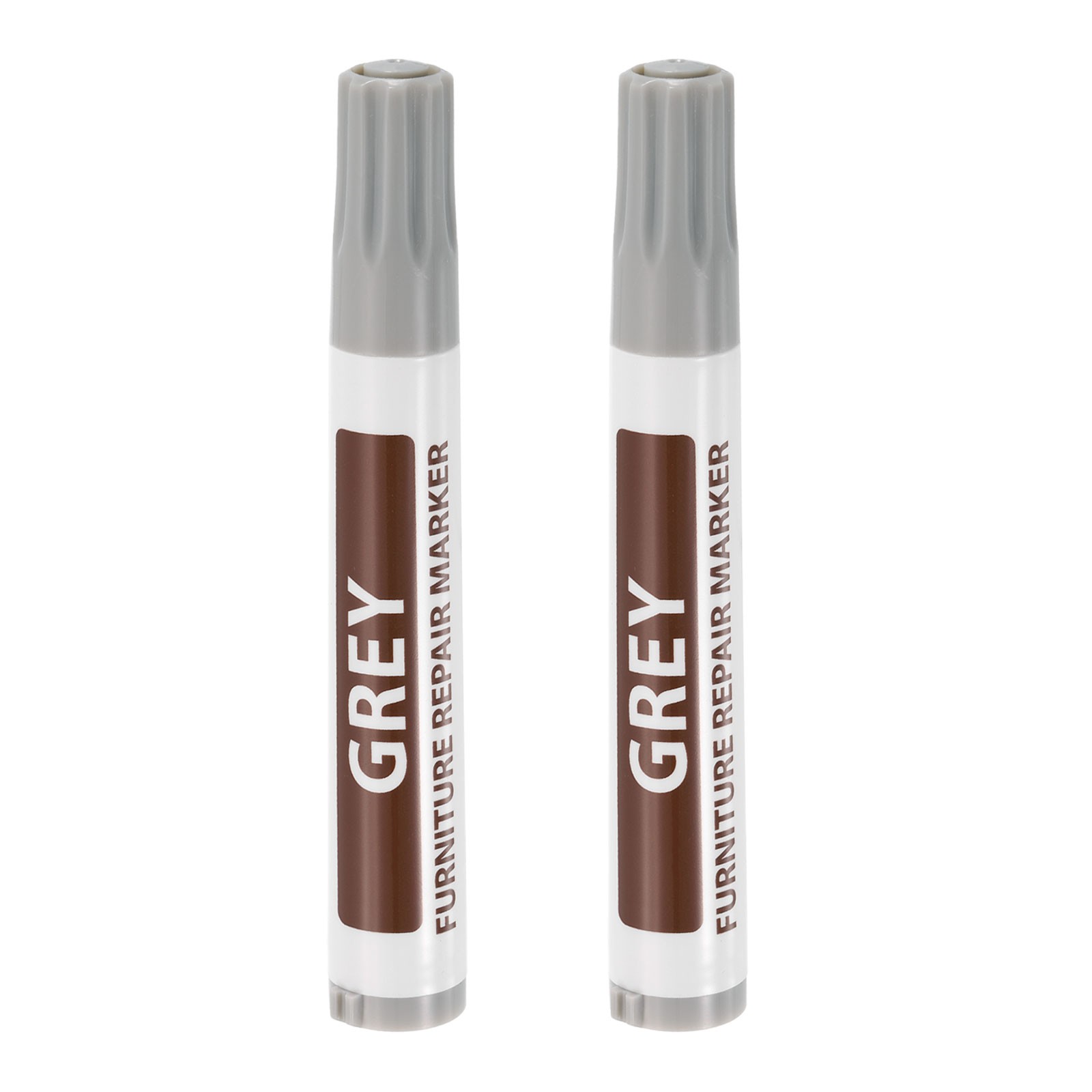Furniture Repair Pens, 2 Grey Pieces for Wood, Oil Based