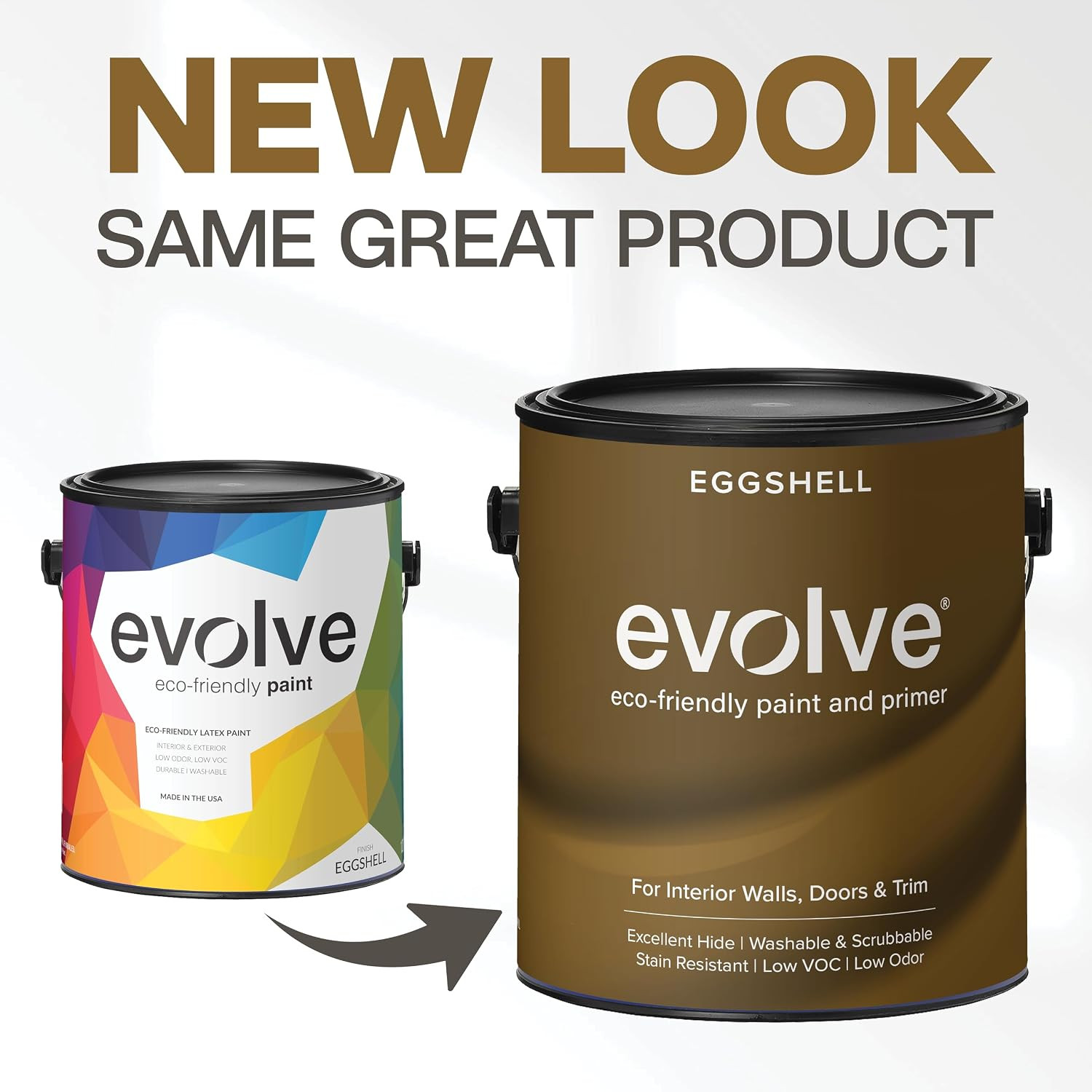 Interior Paint & Primer, Eggshell (Ivy Green), 1 Gallon – One-Coat Coverage, Exc