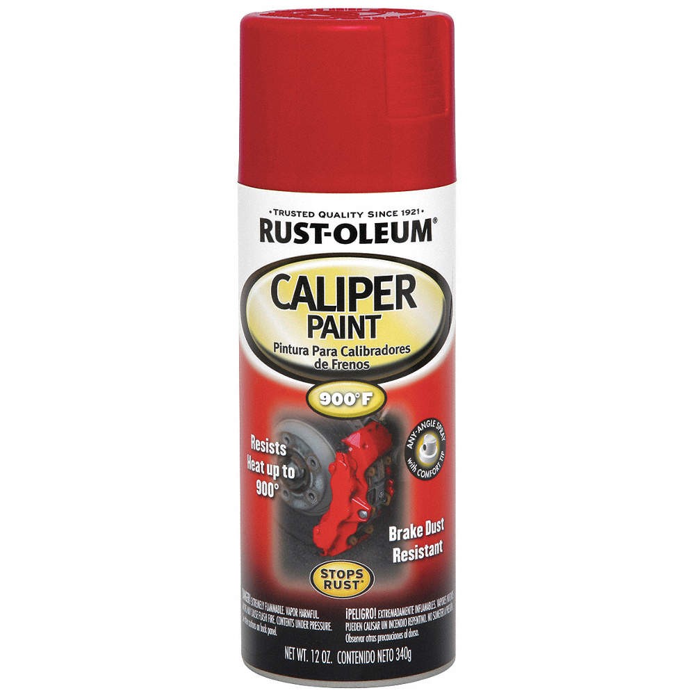 RUST-OLEUM 251591 Spray Paint,Red,12 oz. 6PET9