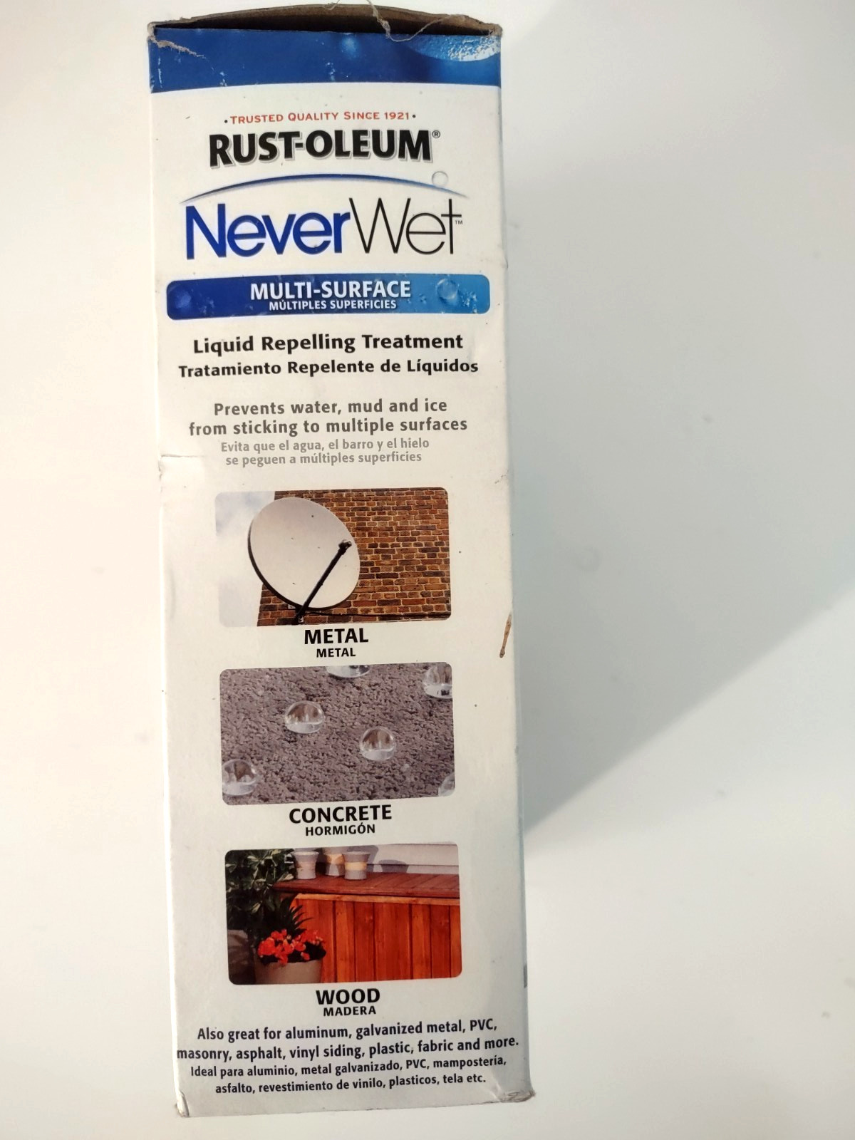 Rust-Oleum NeverWet Multi-Surface Liquid Repelling Treatment Frosted Clear