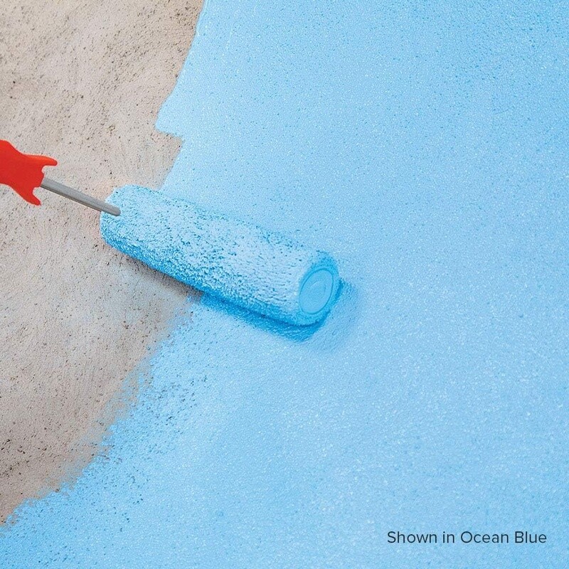 Waterborne Acrylic Semi Gloss Pool Paint Fresh Saltwater Applications 1gal New
