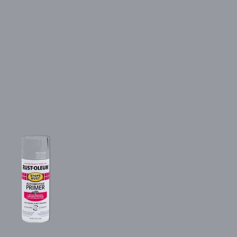 Automotive Spray Primer Easy Apply Rust Prevention Quick Dry Durable Finish New