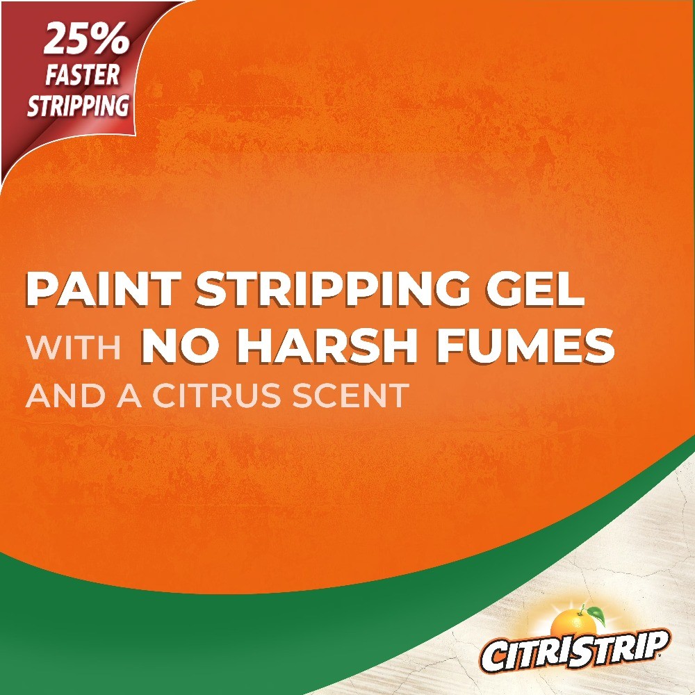 (2 pack) Paint & Varnish Stripping Gel, Citrus Scent, 1 Quart