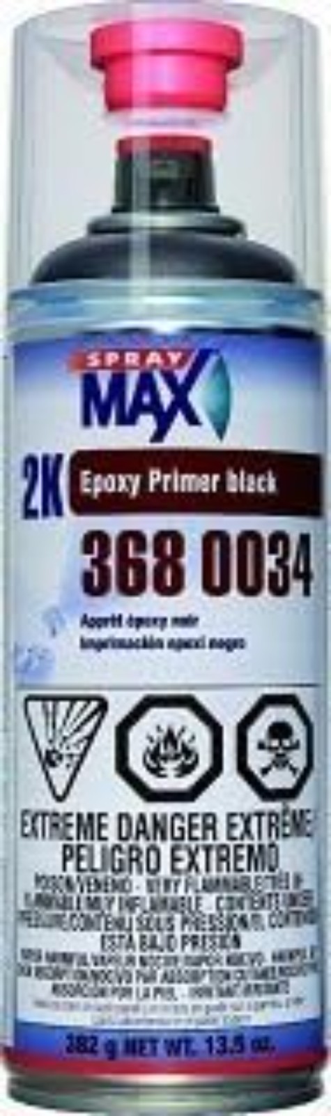Rust-Proof 2K Epoxy Primer Black for Metal & Aluminum – Fast-Dry Spray 12.5 oz