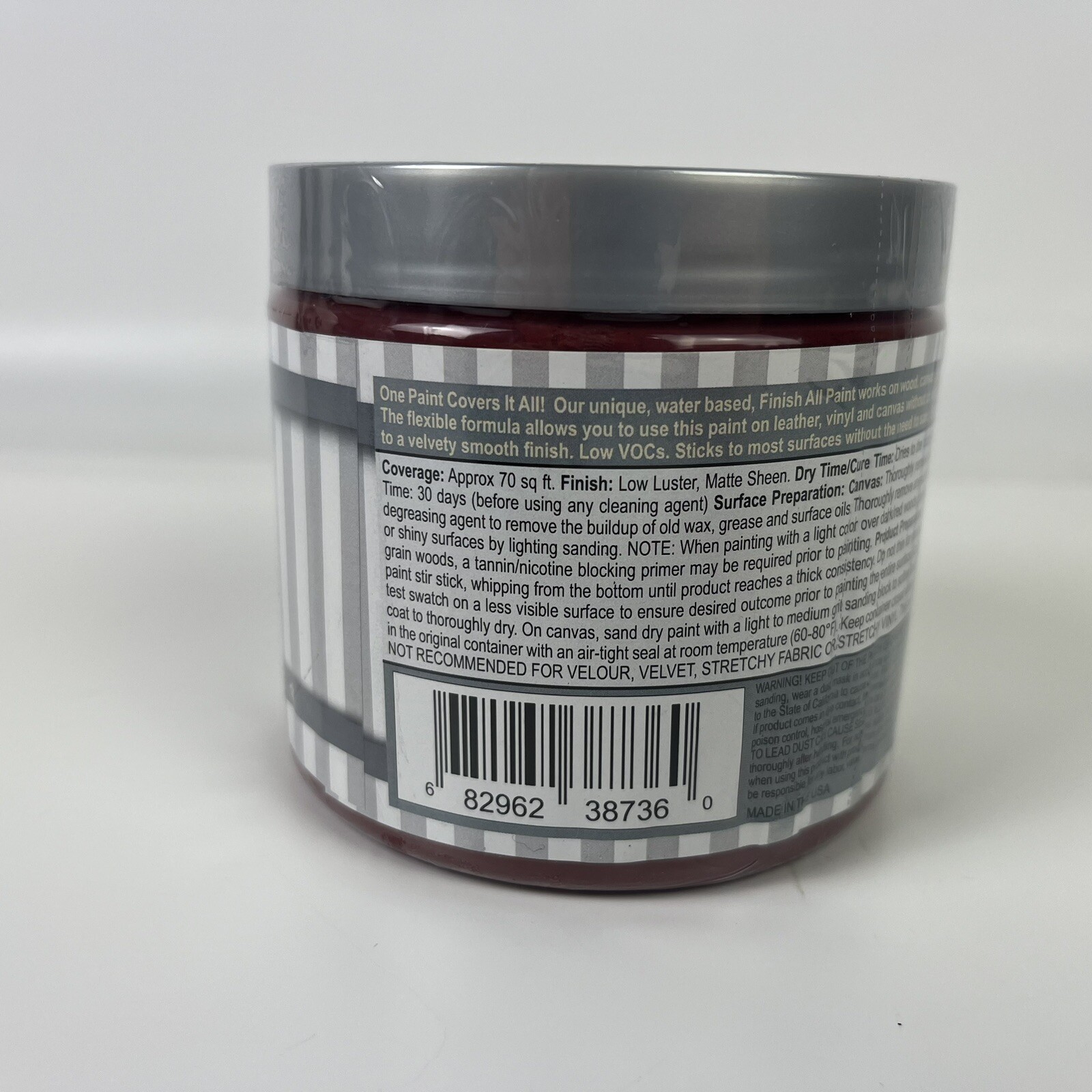 16 oz Finish-ALL All-in-One Paint Americana Red SEALED