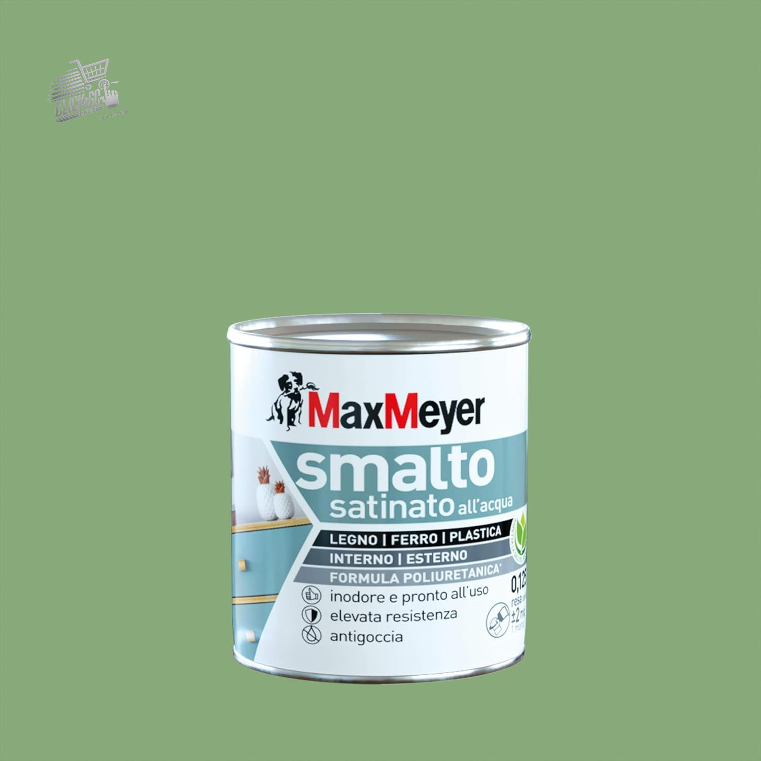 China Green Satin Polyurethane Water Enamel 0.125L