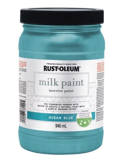 Rust-Oleum Interior Milk Paint – Ocean Blue, 946 ml