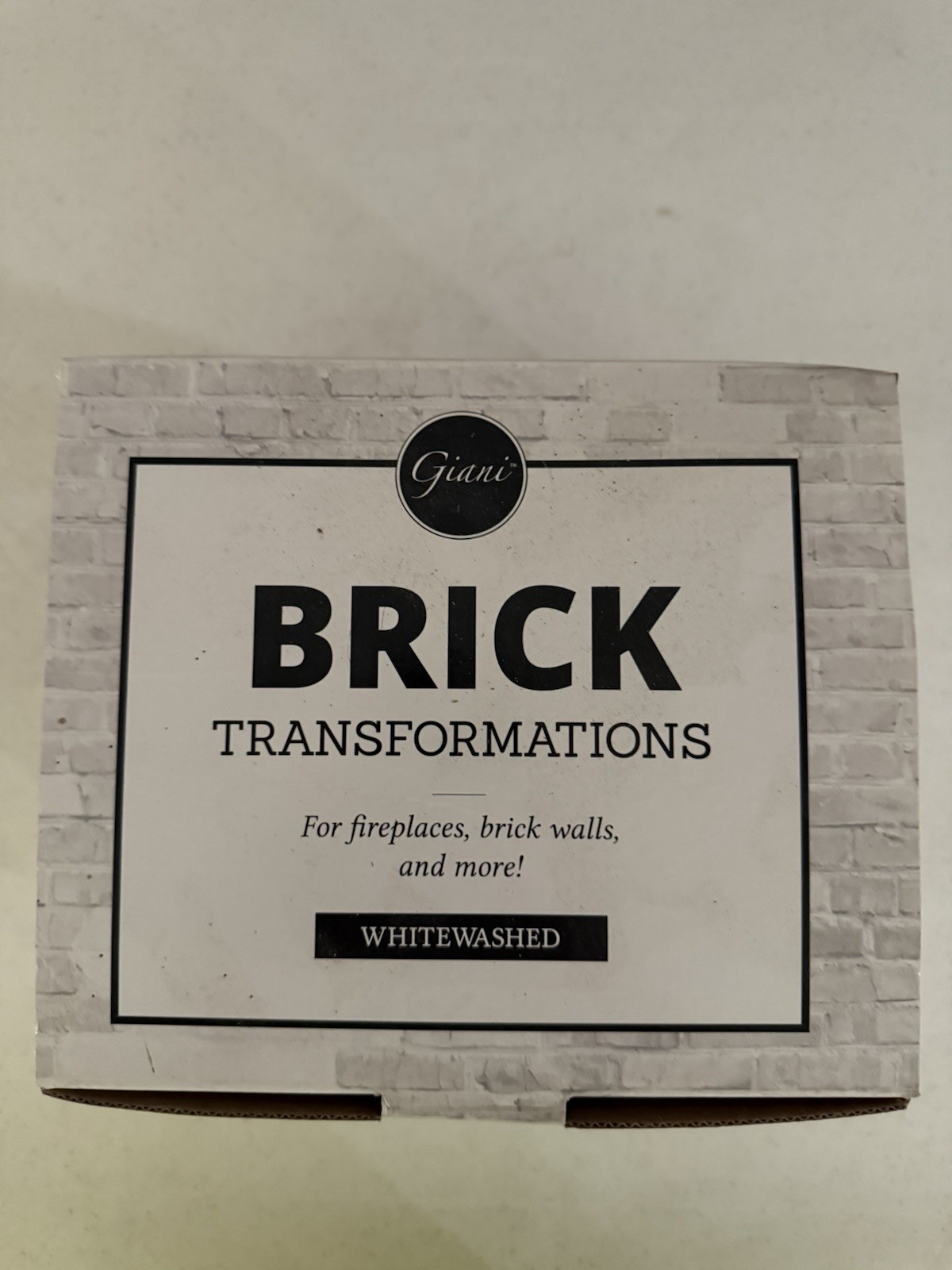 Giani Brick Transformations Kit- Whitewashed Open Box – NEW