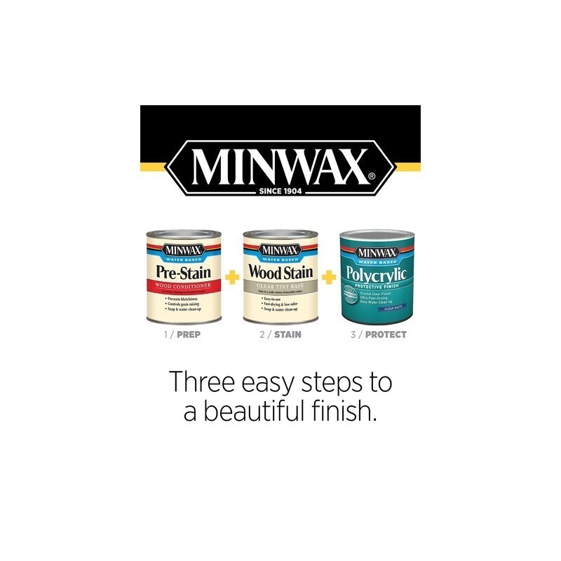 Polycrylic Protective Top Coat Clear Matte Finish Quick Drying Wood Projects New