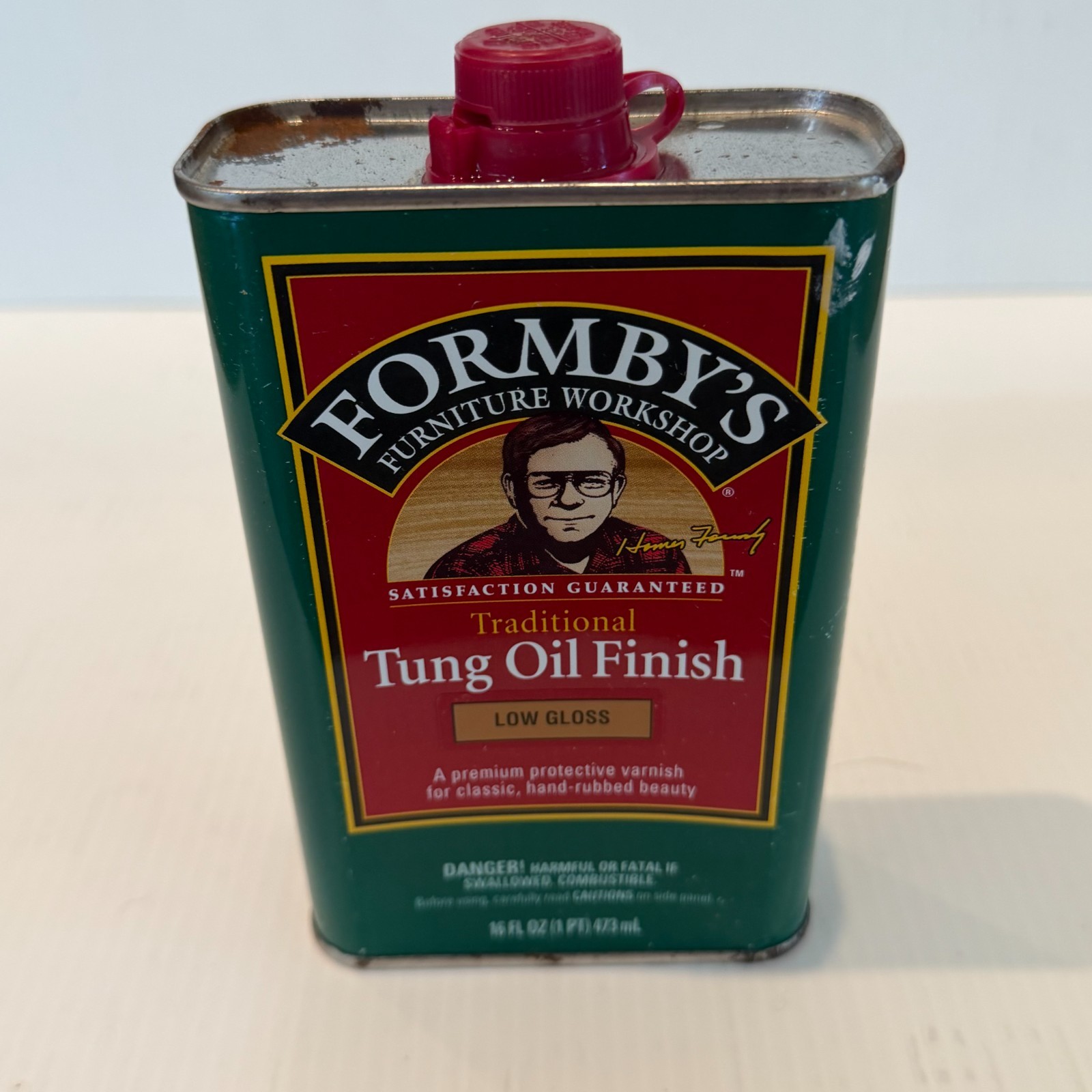 Formby’s Traditional Tung Oil Furniture Finish Low Gloss 16 fl oz Discontinued