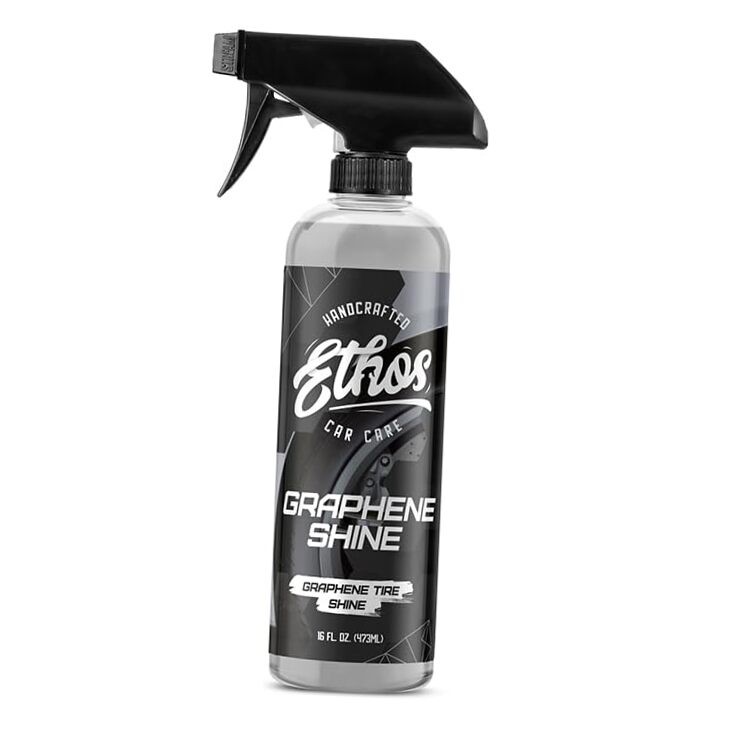 Ethos Graphene Shine – Trim & Tire Shine Spray, High 16 Fl Oz (Pack of 1)