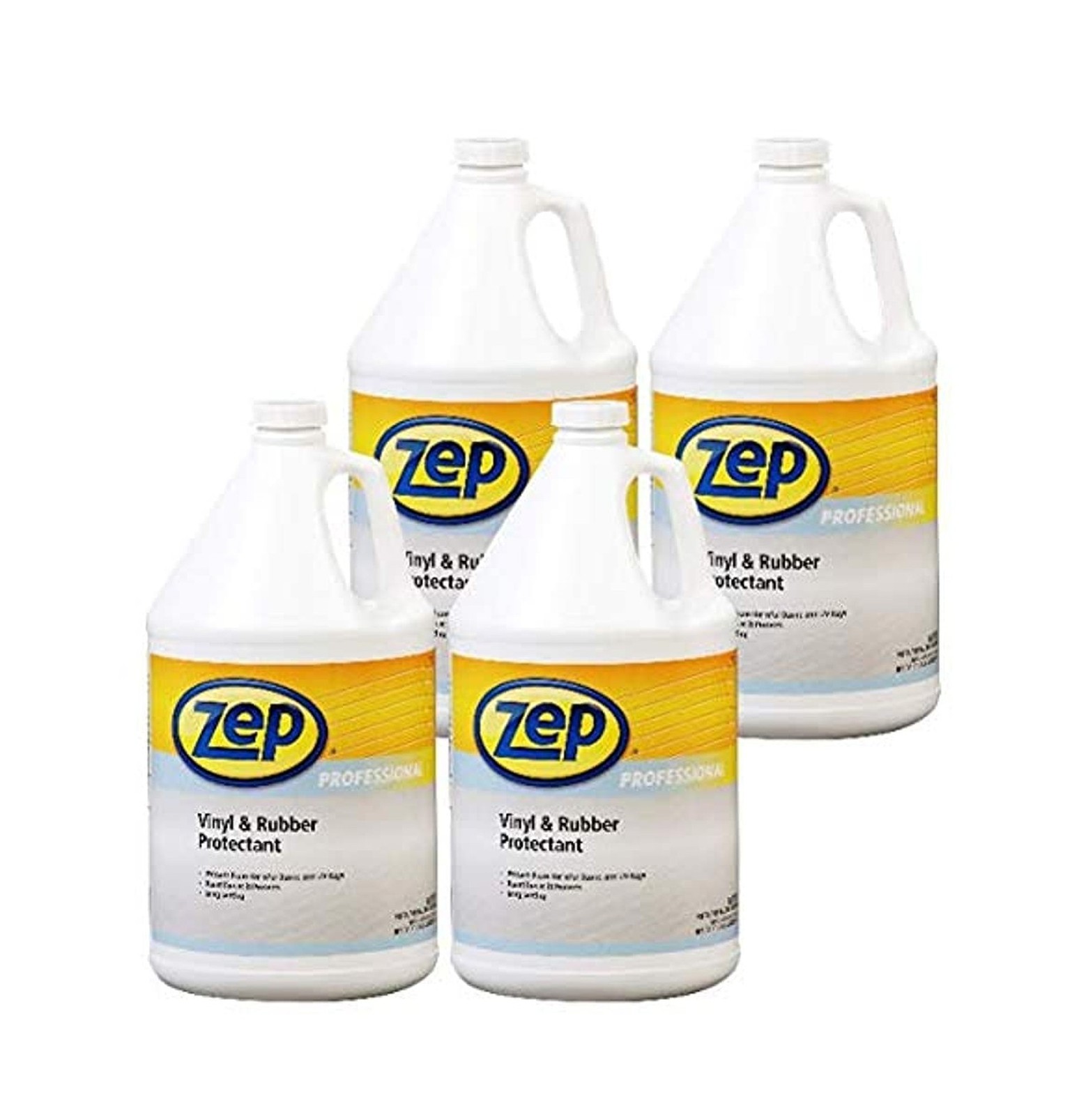 Zep Professional Vinyl and Rubber Protectant – 1 Gallon (Case of 4)- 1041479 …
