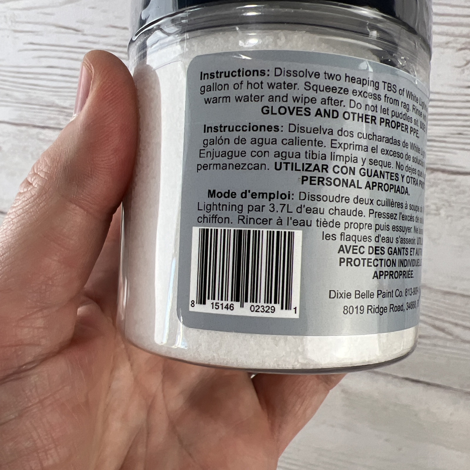 New Sealed DIXIE BELLE White Lightning Cleaner 8 OZ