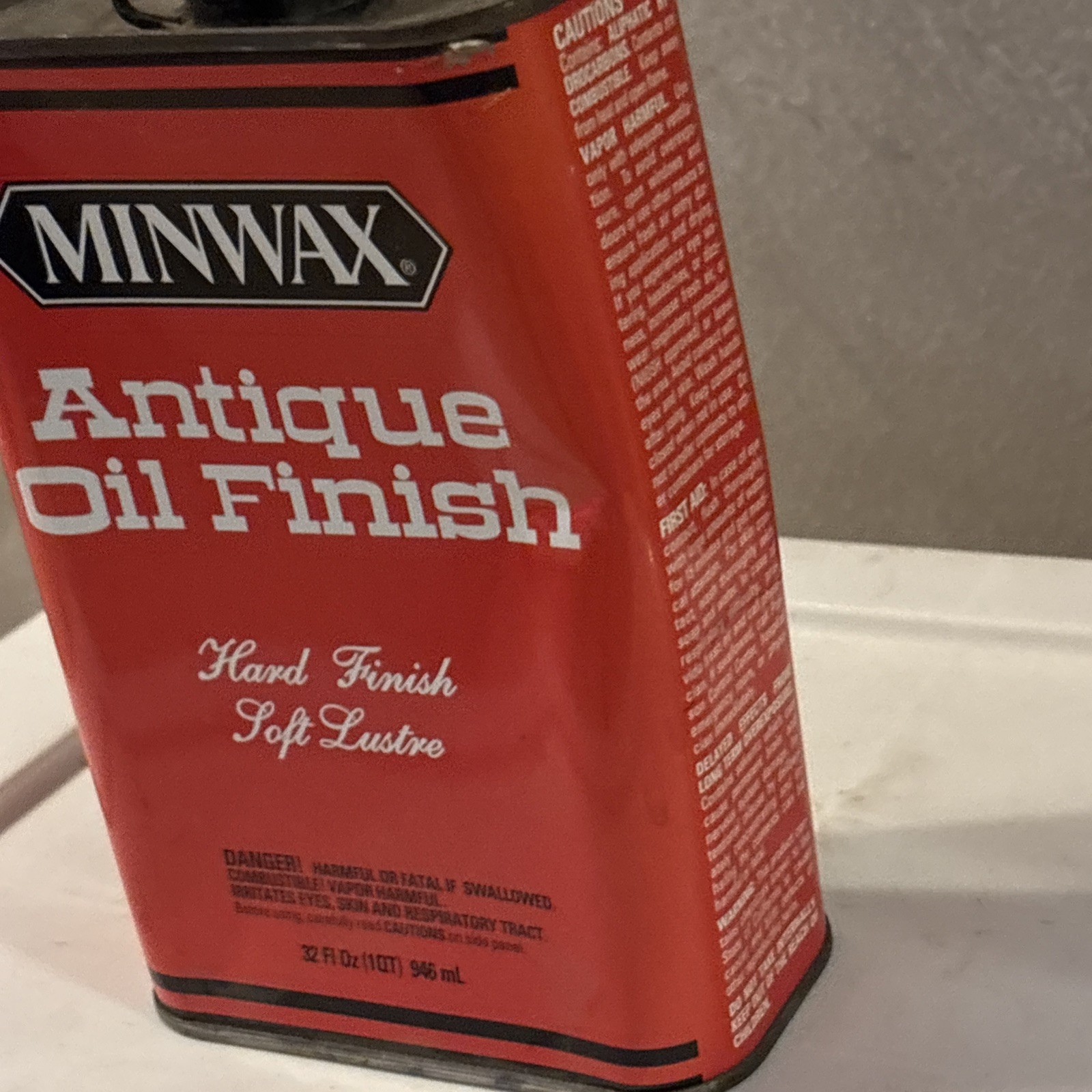 Minwax Antique Oil Finish 32 oz Hard Finish Soft Lustre New