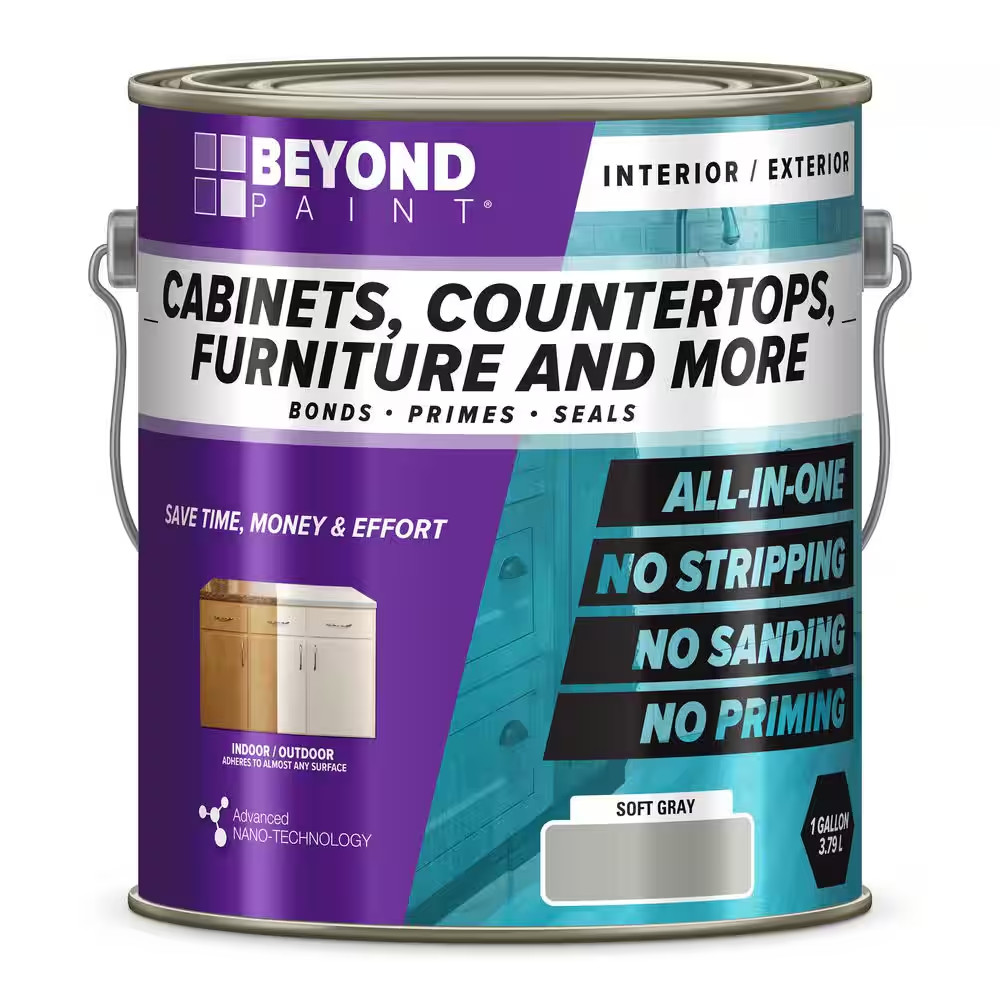 1 Gal. Soft Gray Cabinets, Countertops, Furniture and More Multi-Surface All-In-