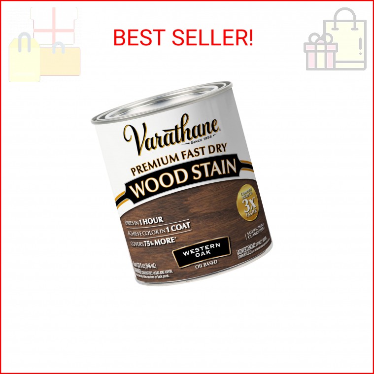 Varathane Premium Fast Dry Wood Stain | 1 Hour Dry Time | 1 Coat Color | Interio