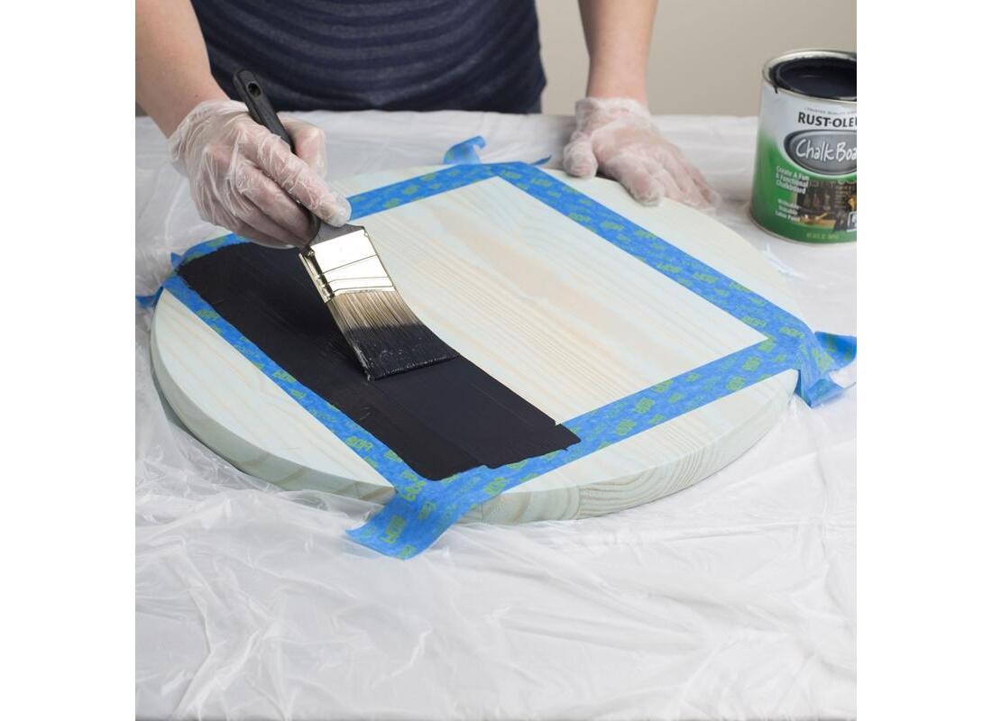 Rust-Oleum 206540 SPECIALTY Chalkboard Paint Black, Mild, Black, Can, 30 oz