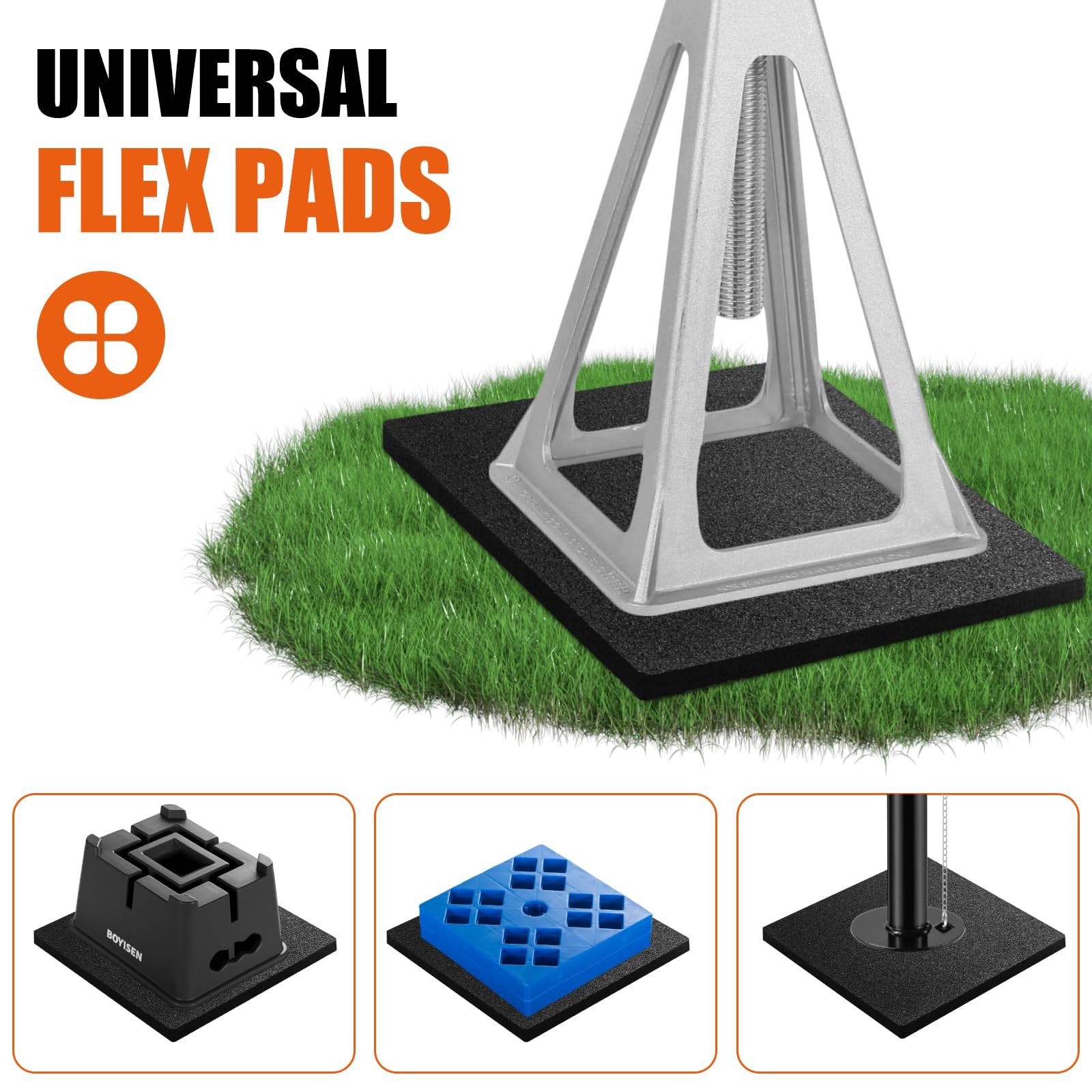 Boyisen Rv Stabilizer Jack – Block Flex Non-Slip W/Great For