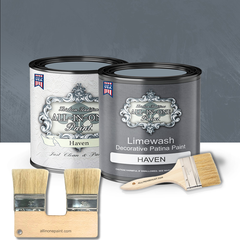 ALL-IN-ONE Paint Limewash Quart Kit – Haven