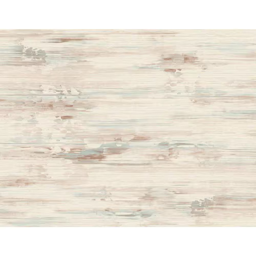 60.75 Sq. Ft. Rust & Seaside Silk Mistral Embossed Vinyl Unpasted Wallpaper Roll