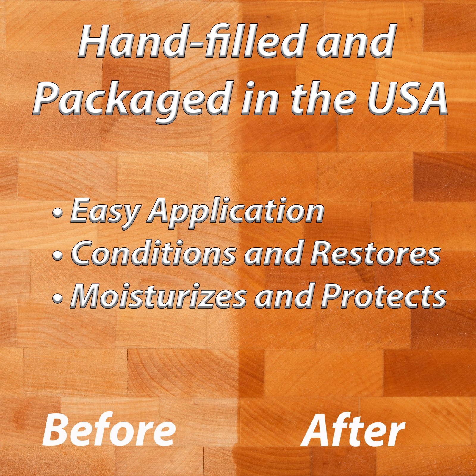 Wood Butter Cutting Board Wax – 8 fl oz – Conditioner for 8 Ounce (Pack of 1)