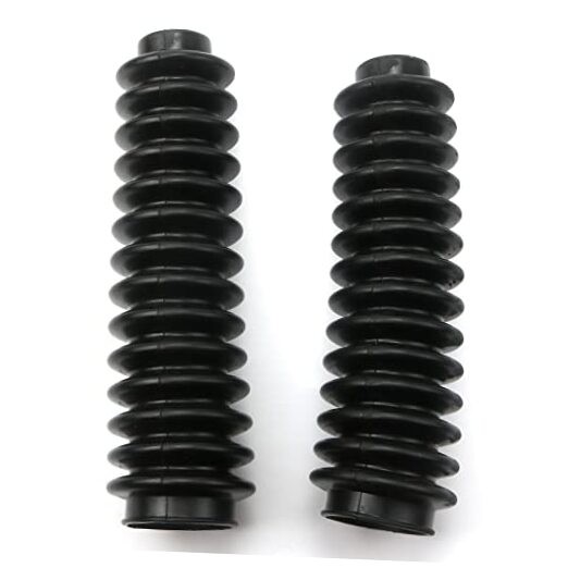 Front Shock Fork Boots For Honda ATC 250SX 250 SX 1985-1987, Black