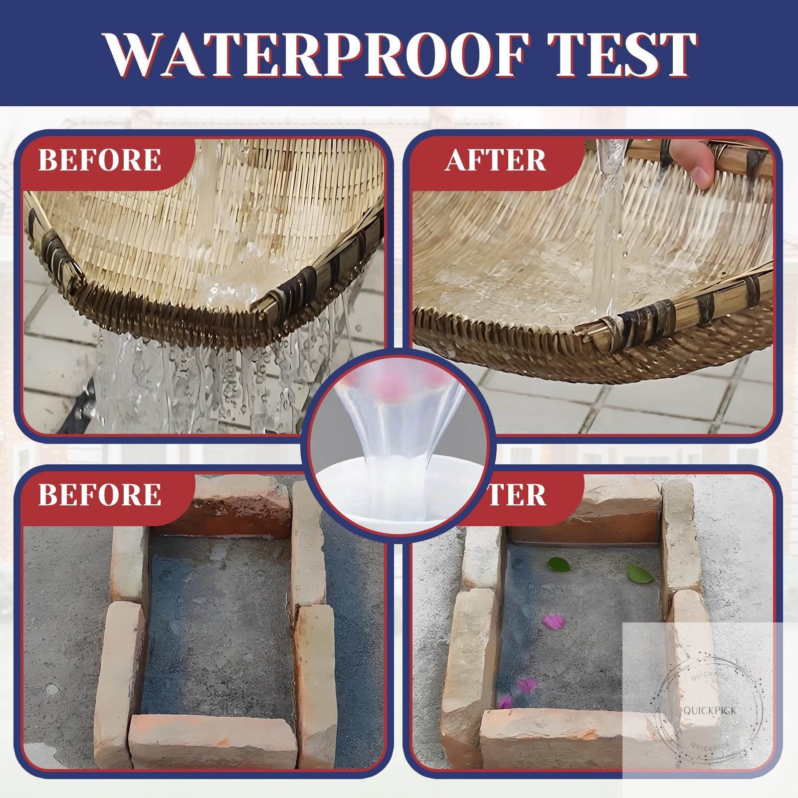 Upgraded Invisible Waterproof Agent Clear as Crystal, Transparent Waterproof Pai