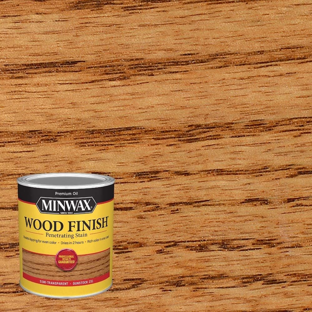 Transform Your Space with 1 Quart Gunstock Wood Finish – Easy Application Stain