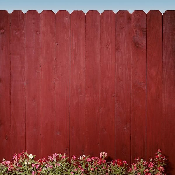 Fence Exterior Paint 5 Gallon Red Barn Livestock Safe Durable Oil Latex Adhesion
