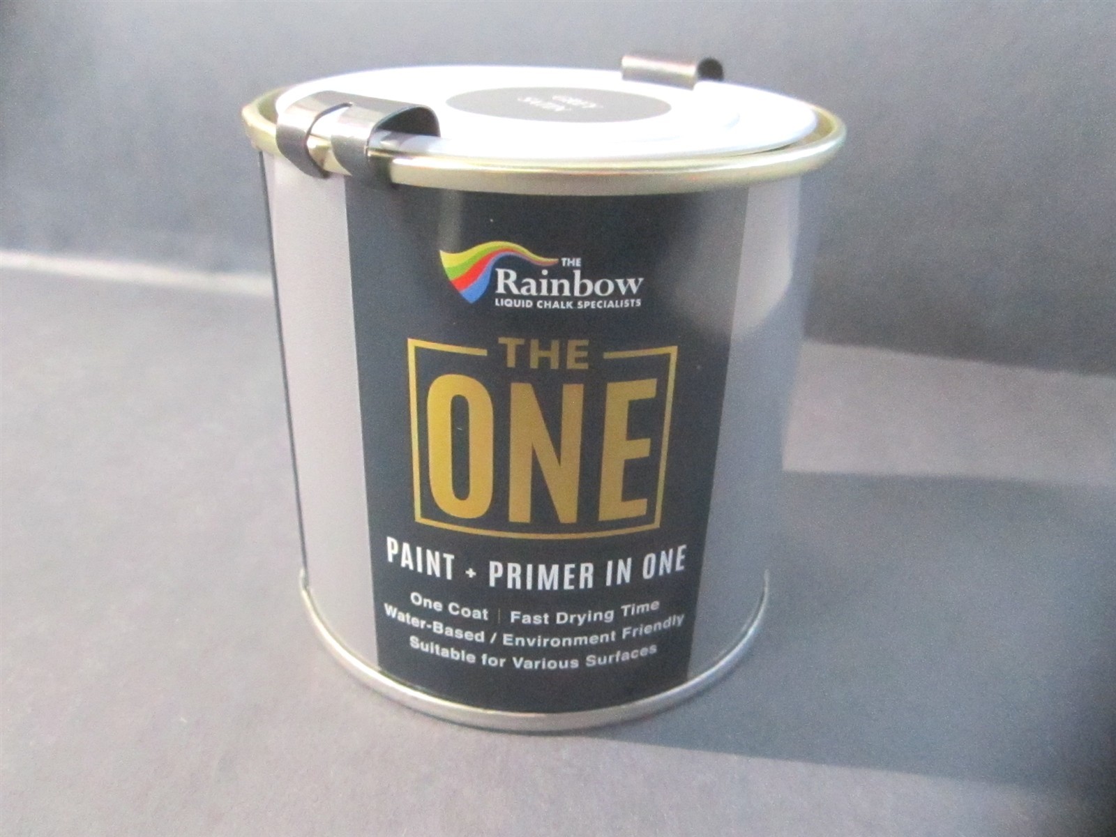 The Rainbow 8.5fl oz. Grey Satin The One Paint and Primer In One