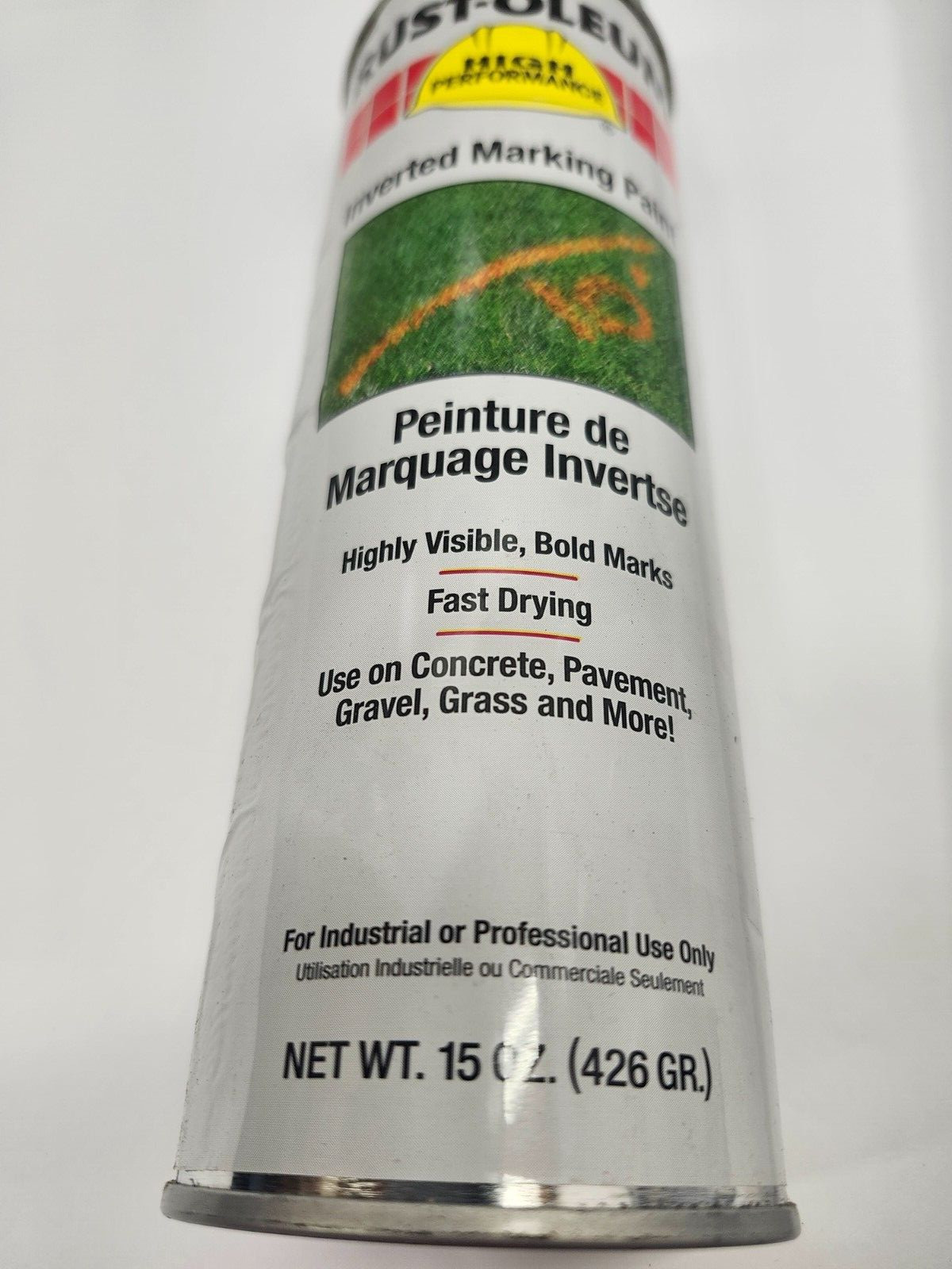 Inverted Marking Paint, 15 oz., Caution Blue, Solvent