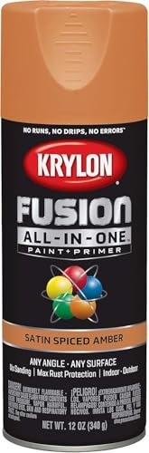 Fusion All-In-One Adhesive Spray Paint for Indoor/Outdoor Use, 12 oz, Spiced …