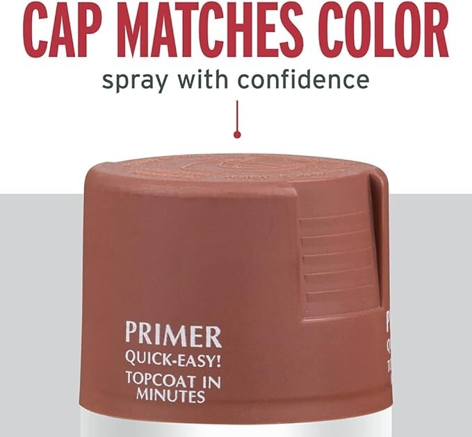 Rust-Oleum Stops Rust Spray Paint Oil-Based, 12-Ounce, Flat Rusty Metal Primer