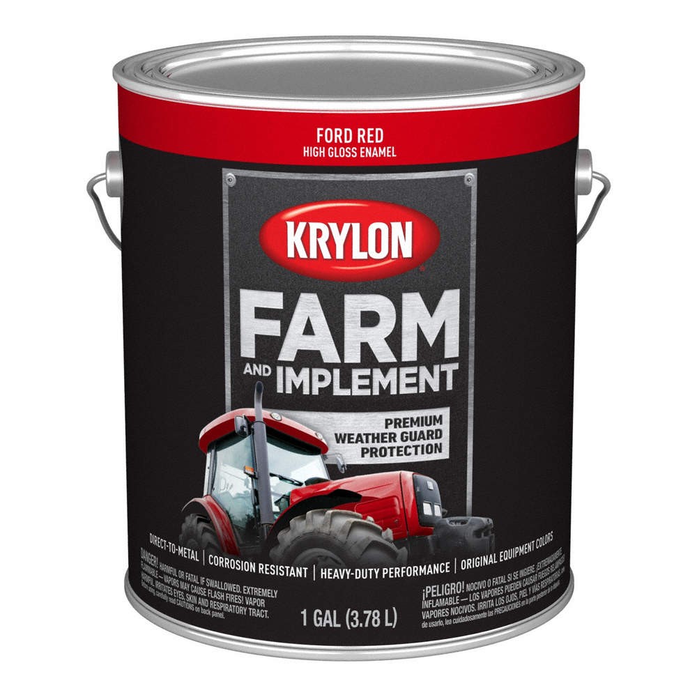 KRYLON Farm + Implement Enamel, 1 Gallon 833ZK2