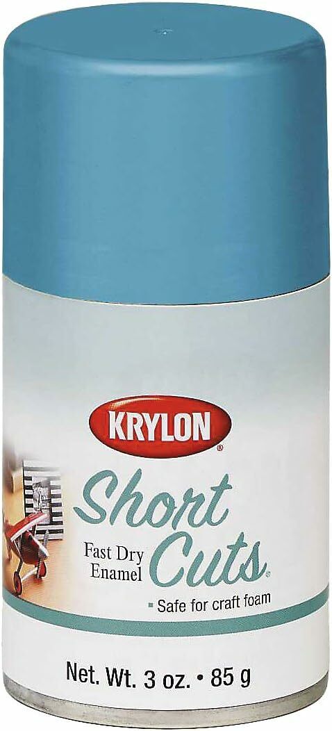 Krylon KSCS070 Short Cuts Aerosol Spray Paint, 3-Ounce, Bonnet Blue