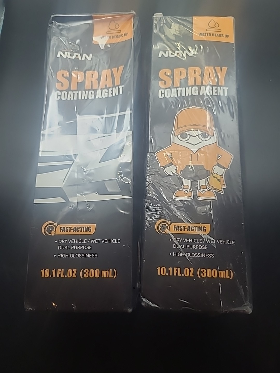 2 X Nuan Spray Coating Agent Car Protection Quick Car Wax Polish 10.1 Fl. Oz. Ea